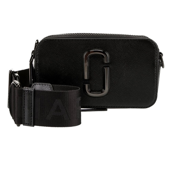 MARC JACOBS The Snapshot Coated Leather Bag in black - Picture 3 of 8